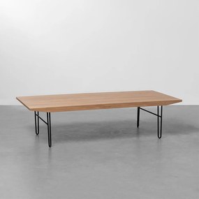 Mesa de Centro Hop Retangular Olmo - 1,30mx65cm