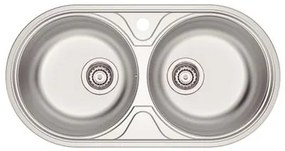 Cuba Tramontina Luna Duo 2C 36 BS Aço Inox Acetinado 84x44 cm