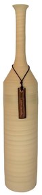 Vaso Garrafa decorativo de cerâmica 10x63x05 - Salta Fosco Kleiner