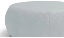 Puff Decorativo Golf 105cm Tressê C12 Sintético Branco - Domi
