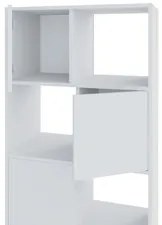 Estante Home Office 4 Portas 4 Nichos Mobile Wally Branco - Artany