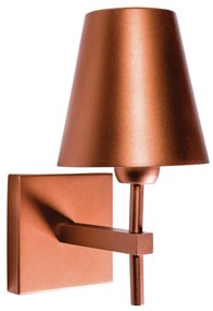 Arandela Duquesa C/ Cúpula Aluminio 1Xe27 Mini Ø13,5X27X19,6Cm | Usina... (FN-F - Fendi Fosco)