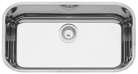 Cuba n.2 Tramontina Lavínia Prime em Aço Inox Alto Brilho 56 x 34 x 17 cm com Válvula 94024207