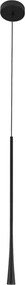 Pendente Led Aluminio 7W 3000K Marionete - PRETO