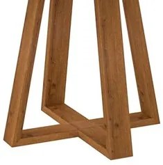Mesa de Jantar Quadrada 136cm Gran Noa N04 Preto/Ipê - Mpozenato