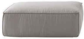 Pufe Family Box Tecido Linho Cinza 100x40cm - 66204 Sun House