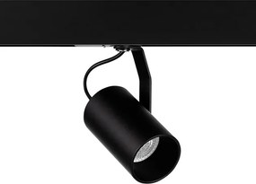 Spot Para Trilho Preto Aluminio Trace