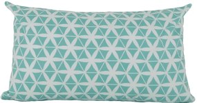 3 Capas Almofada Confort Veludo Turquesa 30x50cm