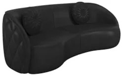Sofá Decorativo com Almofadas 3 Lugares 288cm Tressê Zion Z32 Sintétic