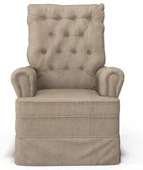 Kit 02 Poltronas de Amamentação e Descanso Com Balanço Laís G05 Linho