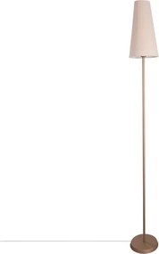Luminária De Piso Alumínio Dourado 180cm Thomas Cup