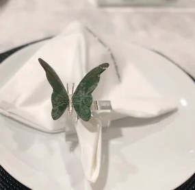 Porta Guardanapo Butterfly  - Green  Green