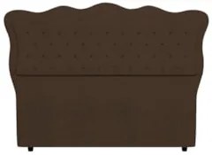 Cabeceira Casal Queen Cama Box 160cm Oregon Z04 Boucle Marrom - Mpozen