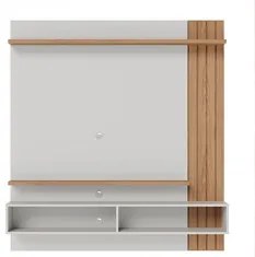 Painel Home Suspenso para TV 65 Pol. 150cm Buriti C05 Off White Matte/