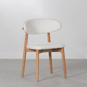 Cadeira Bá Bouclé - Off White