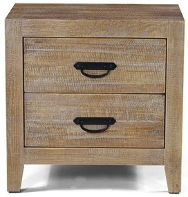 Mesa de Cabeceira Lino Driftwood 61cm - 64292 Sun House
