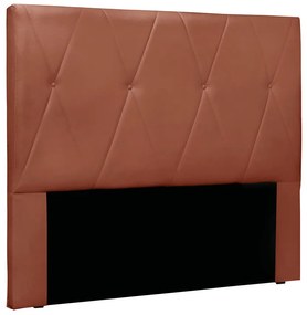 Cabeceira Cama Box Solteiro 90 cm Aquilla Veludo S04 - D'Rossi - Cobre