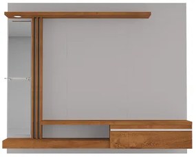Painel Denver Off White/Naturalle - Bechara Móveis