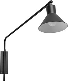 Arandela Aco Aluminio Preto Tedesca