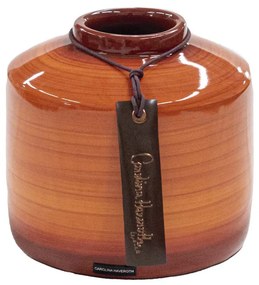 Vaso Moringa decorativo em Cerâmica Carolina Haveroth – Aruba Alto Brilho