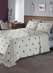 Jogo de Cama 150 Fios Branco King 4 Peças