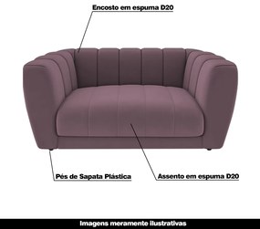 Poltrona Caminha para PET Scooby Veludo Rosê G45 - Gran Belo