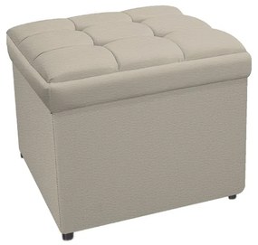 Calçadeira Copenhague 100 cm Solteiro Corano Bege - ADJ Decor