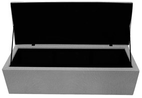 Calçadeira Copenhague 160 cm Queen Size Suede Cinza - ADJ Decor