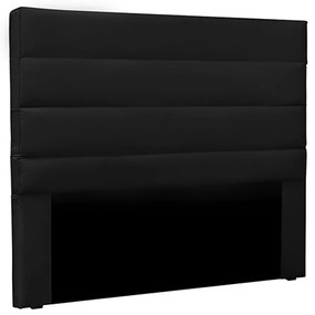 Cabeceira Decorativa 1,40M Guess PU Preto G63 - Gran Belo
