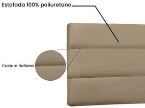 Painel Cama Solteiro Nubia SPZ 90cm Suede