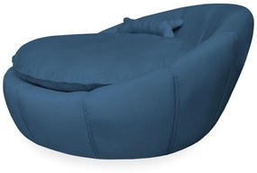 Cama Pet Ariel para Cães e Gatos Almofadada Veludo Cores - Azul Marinho