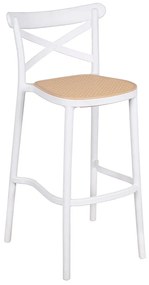 Banqueta Plats em Polipropileno - Branco