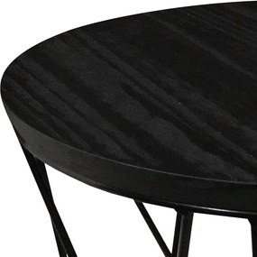 Mesa de Apoio Lateral em Estilo Industrial - D'Rossi
