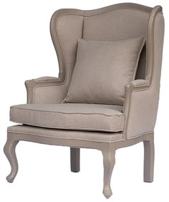 Poltrona Provença - Fendi Nouveau - Tecido Linho Doré Kleiner