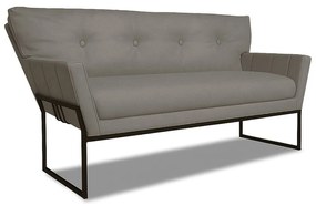 Namoradeira Anitta Base Industrial Preta Suede Grafite D03 - D'Rossi