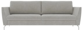 Sofá Decorativo Sala de Estar 210cm Olívia Suede Cinza G52 - Gran Belo