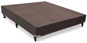 Base de Cama Box Baixa Cori Rosolare Viuva Corino Marrom 1,28 MT (LARG) - 40156 Sun House