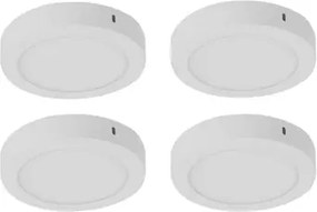 Kit 4 Plafons Led Sobrepor Branco 12w 17cm Yamamura