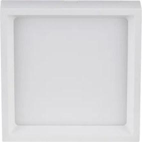 Plafon Led Sobrepor Branco Quadrado 17W 120 3000K Deep