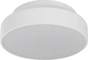 Plafon Led Sobrepor Alumínio Branco 9w Ibiza - LED BRANCO QUENTE (3000K)