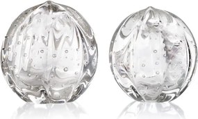 Kit Esferas Murano Senna P + M - Cristal Transparente  Cristal Transparente