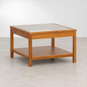 Mesa de Centro Zia Cognac e Canela - 60cmx60cm