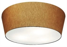 Plafon Cone Md-3003 Cúpula em Tecido 12/40x35cm Palha - Bivolt