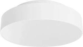 Plafon Sobrepor Redondo Aluminio Ibiza - BRANCO