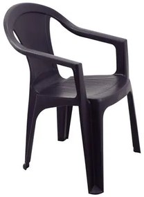 Cadeira Tramontina Ilhabela Empilhável em Polipropileno Matte Preto