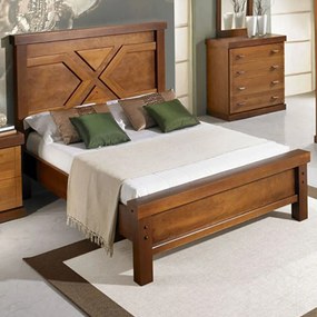 Cama de Casal Style Peseira Baixa Domus Móveis -