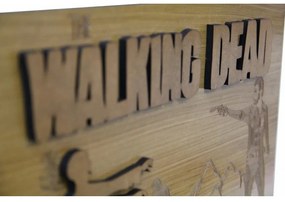 Quadro Rústico Decorativo MDF - The Walking Dead