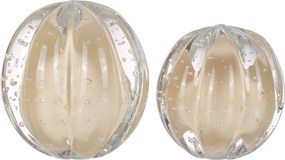 Kit Esferas Murano Senna P + M - Champagne Champagne
