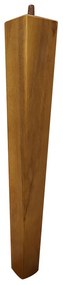 Pé Palito Quadrado Madeira 30cm para Poltrona Mesa Lateral Puff Mel G75 - Gran Belo
