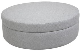 Puff Lecker G Redondo Estofado Design Sustentável